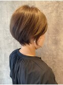ナチュラル大人ショート