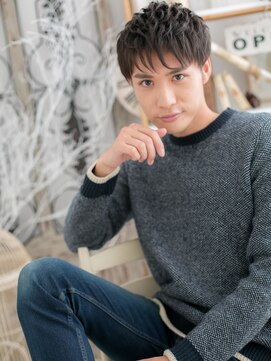 モッズヘア 越谷(mod's hair) 韓国風ランダムパーマ束感マッシュショートm越谷20代30代40代