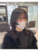 ＊ミディアムウルフカット！ネオウルフレイヤーカットウルフヘア