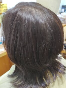 ヘアーメイク グレマ(HAIR MAKE grema)の写真/白髪をカバーしながら自然な仕上がりに―。グレイカラーでもオシャレを楽しみたい大人女性におすすめです。