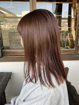 テントヘアー(tent hair) ピンクベージュ