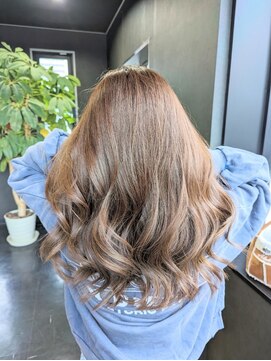 ギンザカミノア 東口店 高崎(GINZA CAMINOIA) レイヤーロング×アッシュベージュ