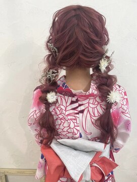 ヘアメイクアンドセットサロン リッコ(Hair make&set salon Ricco) 浴衣ツインスタイル！
