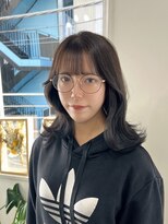 ピープスアンドスー 表参道 渋谷(Peeps&Suu.) メガネも可愛い!韓国くびれヘア/韓国顔まわり