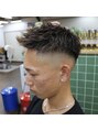 グナスティバイダムディー トウキョウ(GNASTY by DAMDEE TOKYO) skinfade × jet mohawk