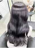 ダークアッシュ美髪ミストバング艶感エアリーカールうるツヤ