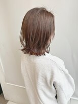 クイントネオリーブ 自由が丘正面口店(quint:neolive)&nbsp;外ハネくびれレイヤーボブベージュカラー自由が丘