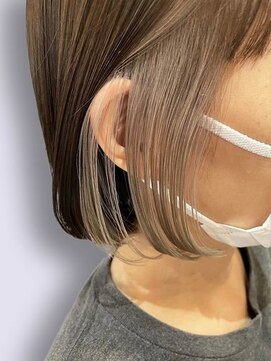 アースモード 亀戸店(EARTH Mode) 大人可愛い大人美人くすみカラーアッシュグレーベージュ