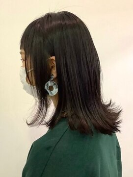 パッションフォーへアー 西原店(Passion for hair) 切りっぱなし愛され外ハネ@30代@40代@50代