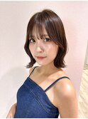 ボブディオリーブベージュ髪質改善縮毛矯正フェイスレイヤー