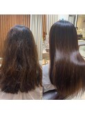 髪質改善ストレート