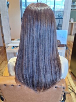 ラプチャー 蟹江店(rapture)の写真/クセ毛だけど、ピンピンな縮毛矯正はしたくない。トリートメントで満足できない方はお試しください！