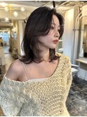 春らしいゆれるミディアム