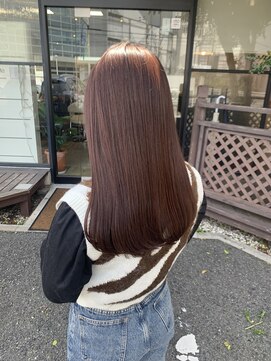 アヴァンス 北花田店(AVANCE) 【#ラベンダーブラウン】×セミロング艶スタイル