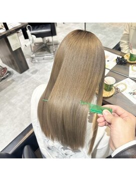 アヴァンス 和泉中央店(AVANCE) 髪質改善カラー×ミルクティーベージュ