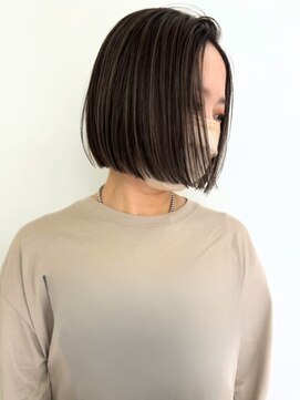 ネイロ バイ ジルブラン 葛西(NeiRo by JIL BLAN) 葛西ハイライト白髪ぼかしショートボブ小顔カットレイヤーカット