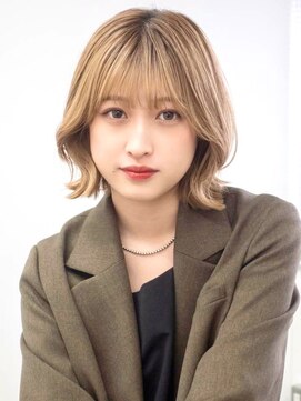 コードライン 岡崎店(CODE.LINE) 《CODE.LINE》アンニュイベージュボブ