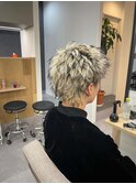 スパイキーショート×デザインカラー