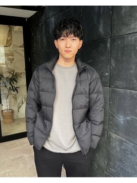 シーン 立川(SCENE) 波巻きスパイラルパーマツイストスパイラルパーマ韓国._.