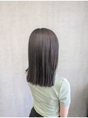 透明感グレージュカラー