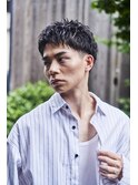men's/メンズ/ブルーブラック/フェザーパーマ/サーフカール/池袋