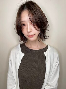 イーストハムネオ(EAST HAM NEO) ショートレイヤー/顔まわりカット/透明感ブラウン