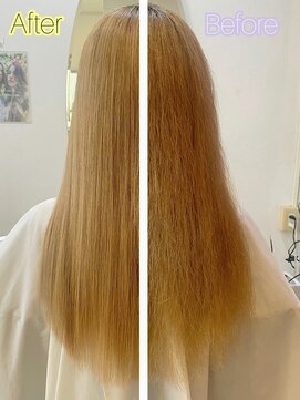 アトリエフリーナルオ(atelier FRee naruo) ☆癖っ毛ブリーチ毛も超美髪!!トステア配合髪質改善☆