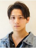 似合わせカット30代40代50センターパート刈り上げマッシュ