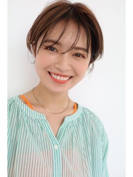 インク バイ アルテフィーチェ 甲子園口(ink by artefice) ホワイトグレージュミニウルフデジタルパーマチェリーブラウン