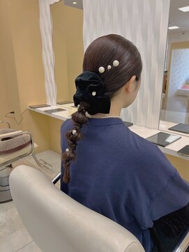 ヘアポジション 十文字店 HAIR Position 結婚式お呼ばれヘアセット