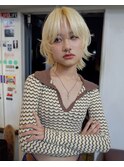 ブロンドレイヤースタイル