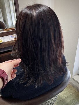 ジュエ ヘアー デザイン(Jue hair design) ミディアムレイヤー/暖色ブラウン/40代/知立/西三河