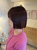 ラヴィズム 名駅店(LUVISM)&nbsp;切りっぱなしボブ/チェリーレッド/ボルドー/韓国ボブ/yuria