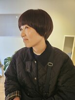 アン アイズ(ann EYES)&nbsp;ショートボブ前髪ありイメチェン20代30代40代50代水素カラー