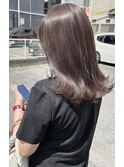 外ハネスタイル