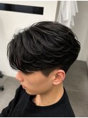 ニュアンスパーマ/フェザーパーマ/毛流れセンターパート