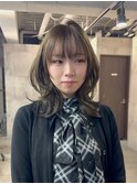 大人ハッシュレイヤーカット顔周りレイヤー艶髪