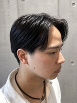 バーバーバー ナカノ(BARBER BAR NAKANO) 黒髪ナチュラル韓国センターパート