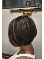トランクヘアデザイン 大宮(TRUNK hair design)&nbsp;コントラストハイライト×ミニボブ