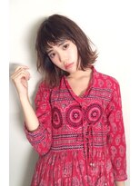 ラグ(log)&nbsp;外はねアンニュイカール×ベイビーバングロブ！