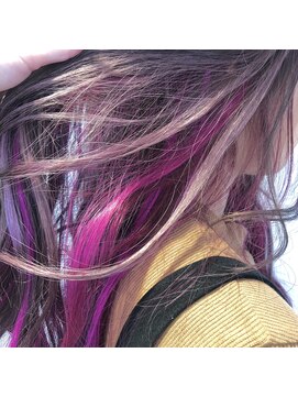 ネオヘアー 曳舟店(NEO Hair) ラベンダーピンク×インナーピンク（曳舟）