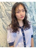 髪質改善/マロンベージュ/ドレスヘア/逆三角¥ニュアンスマッシュ