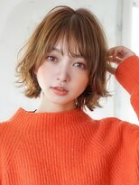 アグ ヘアー カンナ 長野稲里店(Agu hair canna) 《Agu hair》毛先ランダムが可愛いフワボブ