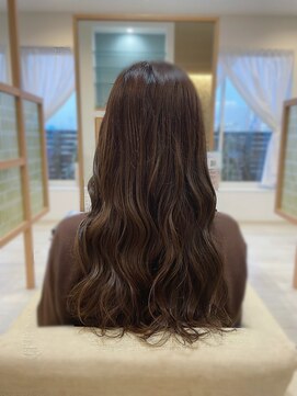 アドラーブル 長岡リップス旭岡店(adorable) 30代40代大人可愛いグレージュゆるふわカール