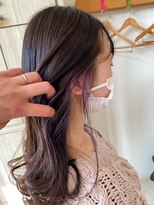 エス ハート オブ ヘアー 名東店(Heart of HAIR)&nbsp;【ES 佐藤】 Spring Style #27 インナーカラーピンクパープル