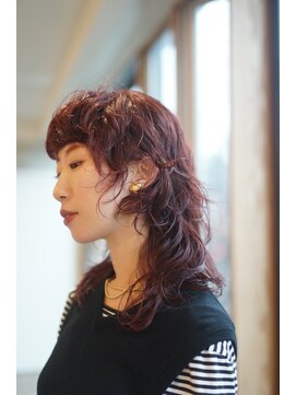 ビュートリアム 鎌倉小町(BEAUTRIUM) ウルフレイヤーパーマスタイル【beautrium鎌倉小町比嘉かなえ】