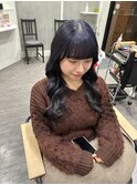 艶髪ブルーブラックカラー