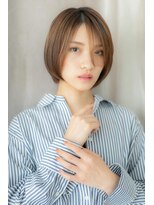 カバーヘア ブリス 大宮西口(COVER HAIR bliss) 大人かっこいい切りっぱなしボブショートTb20代30代40代