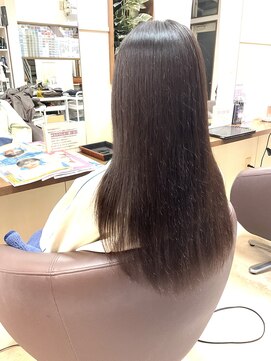 コアフィールフィス(COIFFURE fils) 【見附　今町】学生カット　ロング　ツヤ感