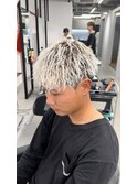 フルホワイトメッシュツイスト